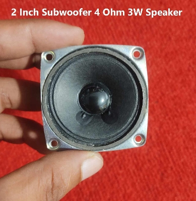 Picture of 2Pcs- HF221120 2 Inch Subwoofer 4 Ohm 3W Speakers 2 Inch Speaker 4 Ohm 3W Bluetooth Speaker Loudspeaker Audio Amplifiers Speaker 4 Ohm Speaker 50mm Speaker Audio Speaker 3W Subwoofer Amplifier Speaker