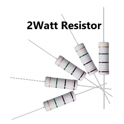 Picture of 10Pcs- 2Watt  1K Resistor 5% 1K Metal Film Resistor 1K Resistor 2W Resistance 2Watt Power Resistor 1K Ohm 5% Tolerance Fixed Resistors 2 Pin Leads