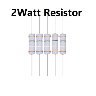 Picture of 10Pcs- 2Watt 15K Resistor 5% 15K Metal Film Resistor 15K Resistor 2W Resistance 2Watt Power Resistor 15K Ohm 5% Tolerance Fixed Resistors 2 Pin Leads