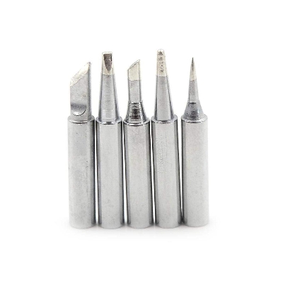 Picture of 5Pcs Set Of SILVER 900M-T-I 900M-T-2.5D 900M-T-K 900M-T-B 900M-T-3C Soldering Tip Bit Lead Free Soldering Iron Professional Bits Replacement Pencil
