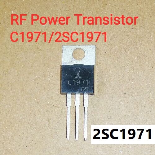 Picture of 2SC1971 Transistor 2S1971 IC C1971 Transistor NPN Power Transistor 3 Pin Leads Transistor