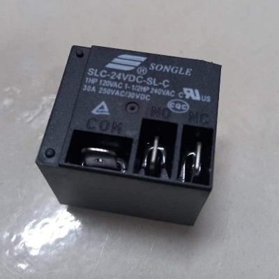 Picture of IPS Relay 24V Relay DC-24V DC24V 30A 250VAC 5 Pin SPDT Relay SLC-24VDC-SL-A PCB Mount T91 Relays Switches DC 24V Relay