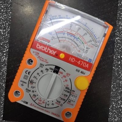 Picture of HD-470A Analog Multimeter Mechanical High Accuracy Linear Pointer Professional Avometer Tester AC DC Voltmeter Buzzer Ohm Battery Test Tool AC/DC AVO Amp Volt Ohm Meter