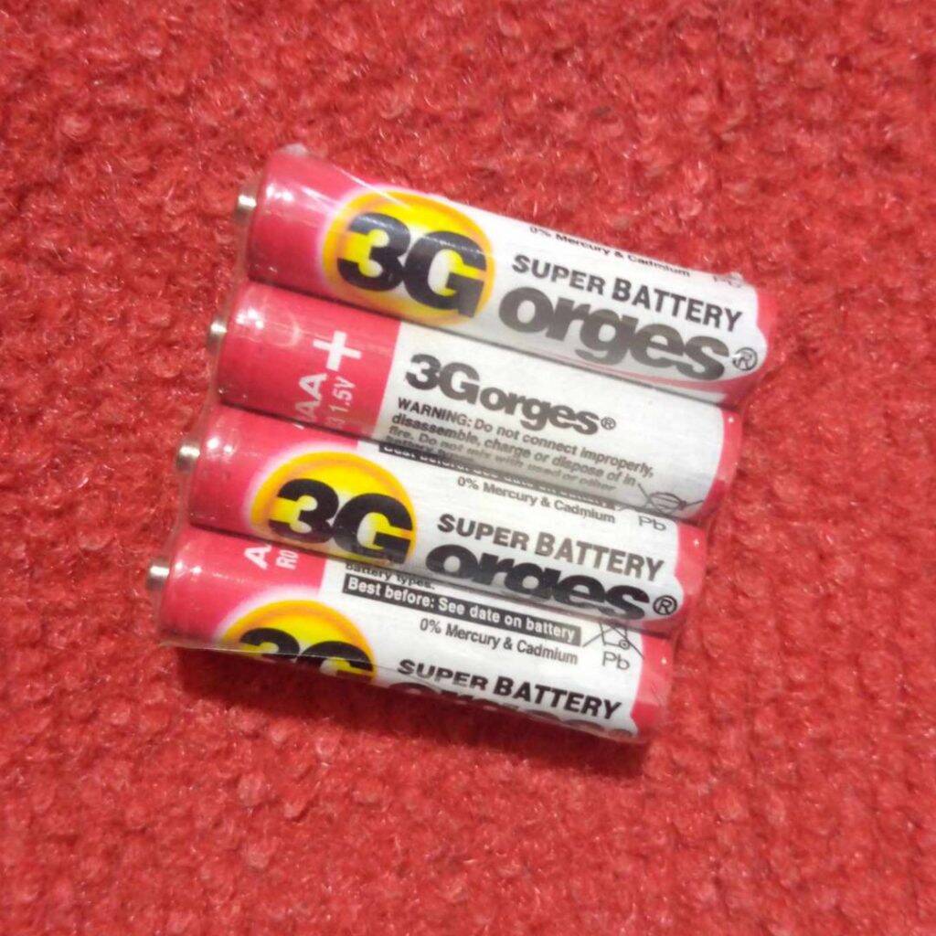 Picture of 4Pcs - NON RECHARGEABLE Battery 1.5 Battery AAA 1.5V Non Rechargeable AAA Battery Pin Type Small Triple A Battery 1.5V Battery For TV Remote Control Car Toy