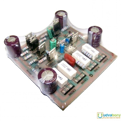 Picture of 4 Transistors Amplifier Circuit Board For 5200 & 1943 IC Mono Amplifiers Board 4 Transistor IC Not Included In This Board Home Entertainment & Amplifiers
