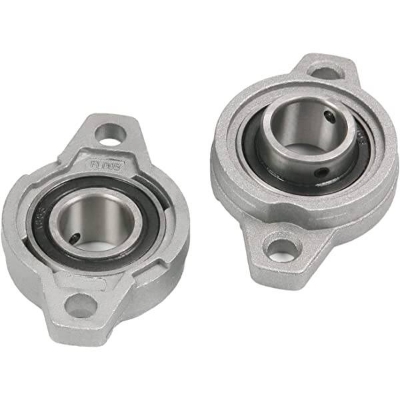 Picture of 2Pcs- Zinc Alloy KFL08 Pillow Flange Mounted Ball Bearing 8mm Bore Diameter For CNC Machine 3D Printer All Kinds Of Electronics Projects
