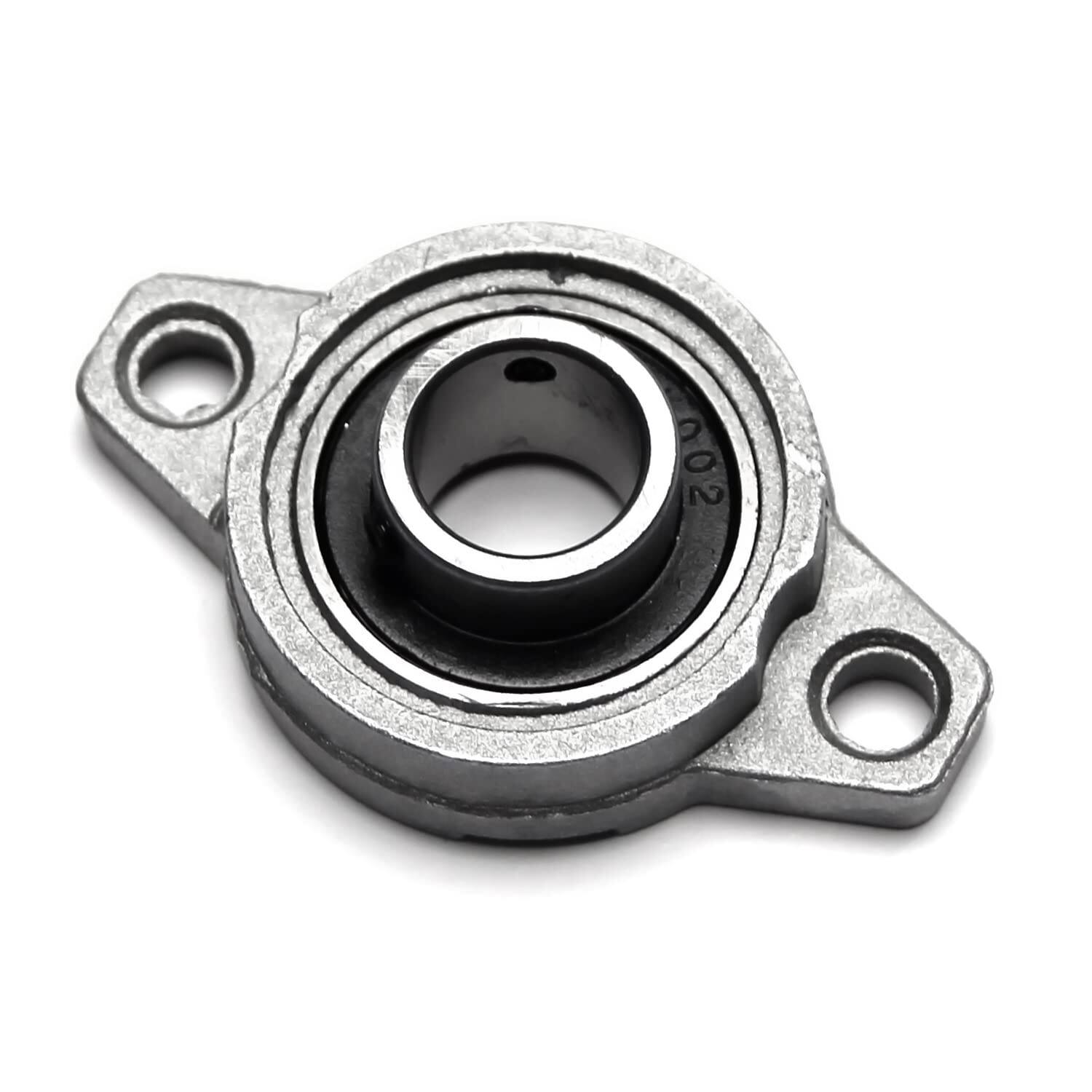 Picture of 2Pcs- Zinc Alloy KFL08 Pillow Flange Mounted Ball Bearing 8mm Bore Diameter For CNC Machine 3D Printer All Kinds Of Electronics Projects