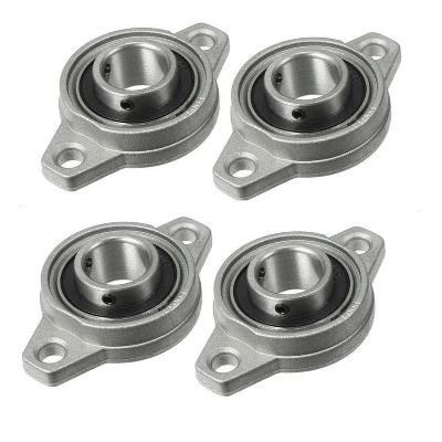 Picture of 2Pcs- Zinc Alloy KFL08 Pillow Flange Mounted Ball Bearing 8mm Bore Diameter For CNC Machine 3D Printer All Kinds Of Electronics Projects