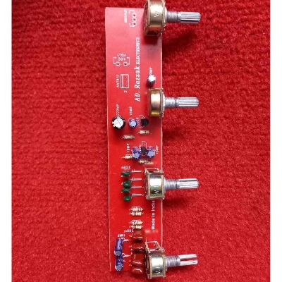 Picture of 4 VOLUME BASE TONE Circuit Pot  Base Tone Circuit Board 4 Volume Potentiometer Switches Base Tone Circuit