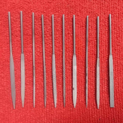 Picture of 140mm Metal NEEDLES FILE Set 10Pcs 3x140mm Needle File Set Glass Stone For Metal Ceramic Glass Stone Jewelry Diamond Wood