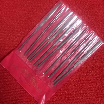 Picture of 140mm Metal NEEDLES FILE Set 10Pcs 3x140mm Needle File Set Glass Stone For Metal Ceramic Glass Stone Jewelry Diamond Wood