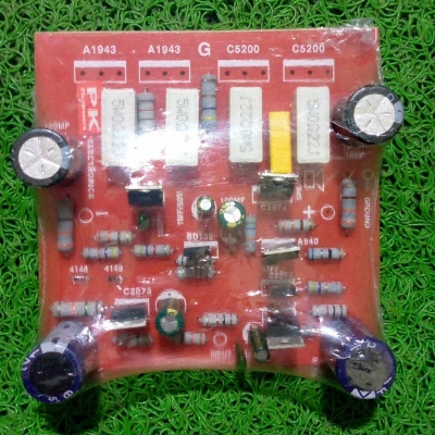 Picture of INDIAN PCB 4 Transistors Amplifier Circuit Board For 5200 & 1943 IC Mono Amplifiers Board 4 Transistor