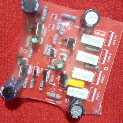 Picture of INDIAN PCB 4 Transistors Amplifier Circuit Board For 5200 & 1943 IC Mono Amplifiers Board 4 Transistor