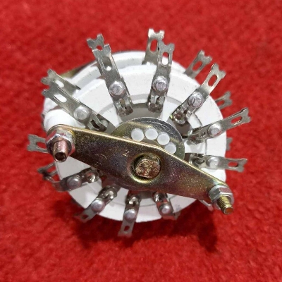 Picture of 24Pin Channel Selector Rotary Switch 2 Pole 12 Position Selectable Single Deck for Electronic Purpose