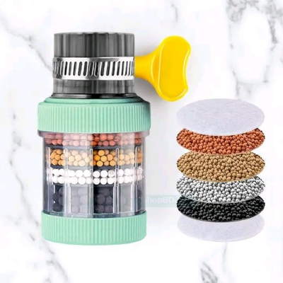 Picture of 6 Layer Faucet Water Filter | 360° Rotatable Tap Water Purifier | Universal Kitchen Sink Filter