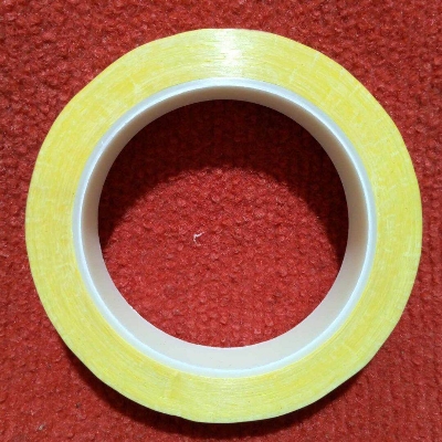 Picture of 20mm Transformer Chapar Tape Adhesive Insulation Anti Flame Single Sided Tape Polyester Yellow PET Mylar Tape Winding Thermal Power