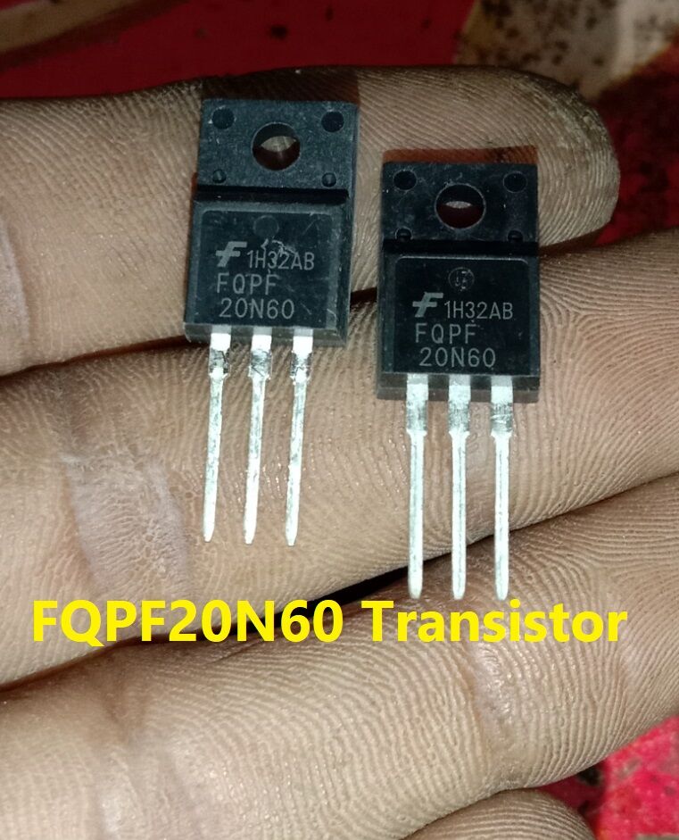 Picture of 100Pcs- 20N60 MOSFET FQPF20N60C Transistor FQPF20N60 Transistor IC FCPF20N60 MOSFET TO-220F 20A 600V 3 Pin Leads Power MOSFET 20N60 Transistors