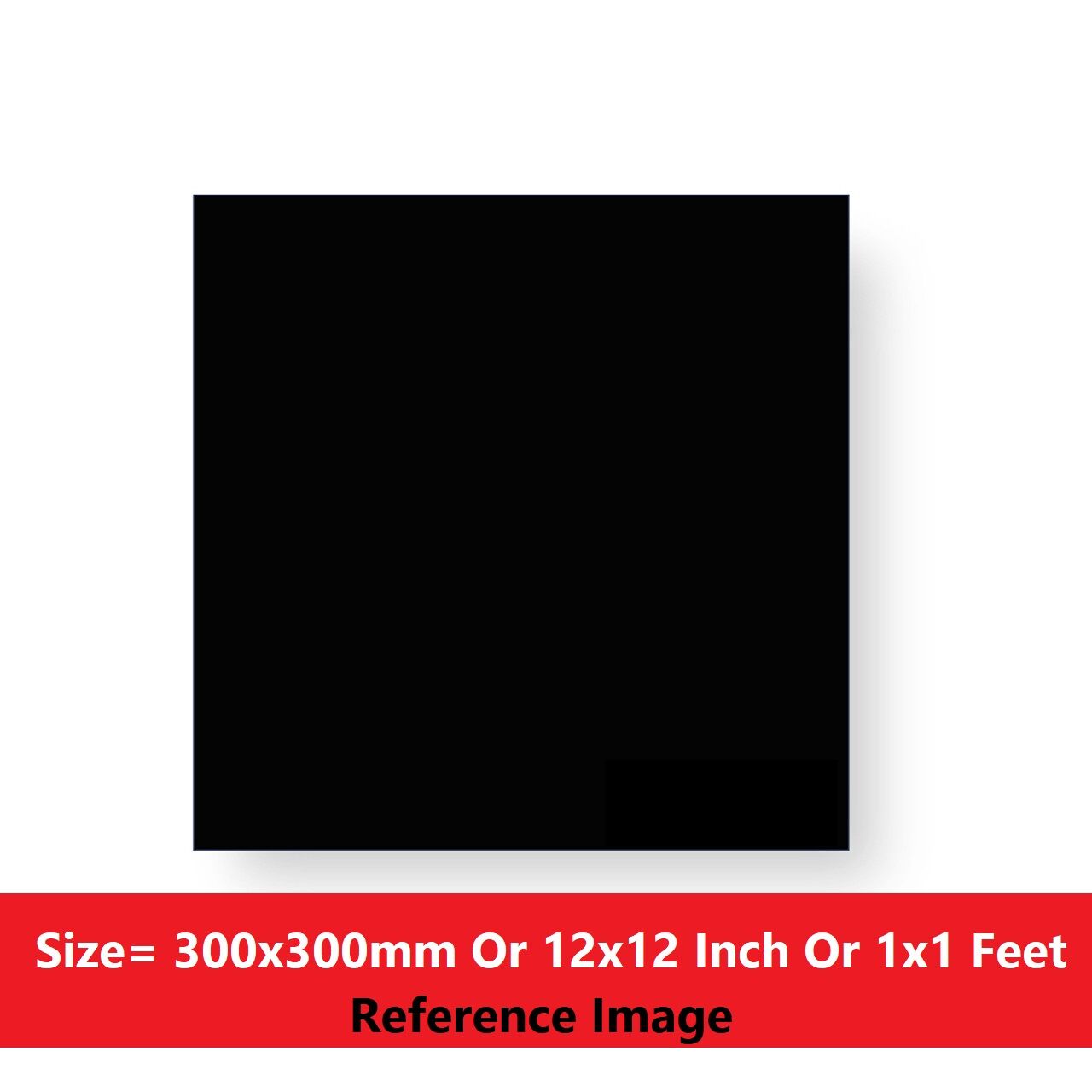 Picture of BLACK 2mm Acrylic Sheets 2mm Black Plastic Sheet 2mm Thick Acrylic Sheet 12 Inch Acrylic Sheet Cutting Size 1×1 Feet 2mm Black Acrylic Plexiglass Black Perspex Acrylic Sheet
