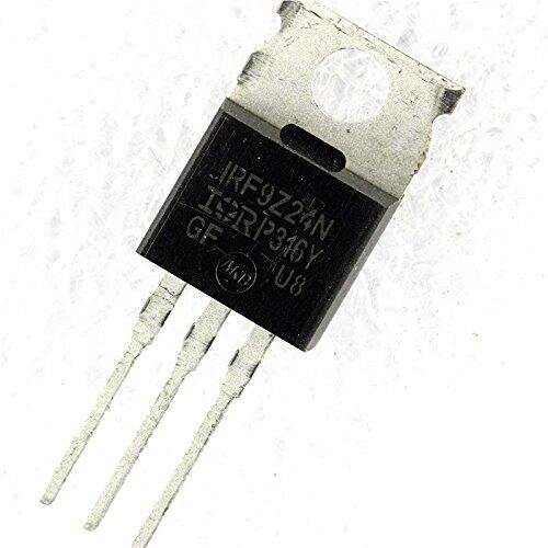 Picture of A CLASS IRF9Z24 MOSFET IRF9Z24N Transistor IRF9Z24NPB IC IRF9Z24NPBF MOSFET 55V 127A P Channel MOFET TO-220 Package 3 Pin Leads Power Transistors