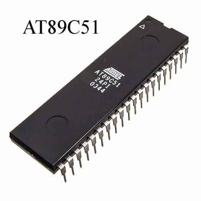 Picture of AT89C51 Microcontroller IC 89S51 IC AT89C51-24PI AT89C51-24PU AT89C51-24PC IC DIP-40 40 Pin Leads Microcontroller AT89C51 IC