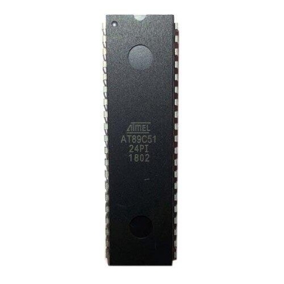 Picture of AT89C51 Microcontroller IC 89S51 IC AT89C51-24PI AT89C51-24PU AT89C51-24PC IC DIP-40 40 Pin Leads Microcontroller AT89C51 IC
