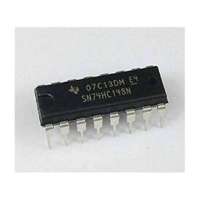 Picture of 74148 Dual In Line Package IC SN74HC148N 74HC148 IC 74LS148 DIP 16 Pin IC Leads
