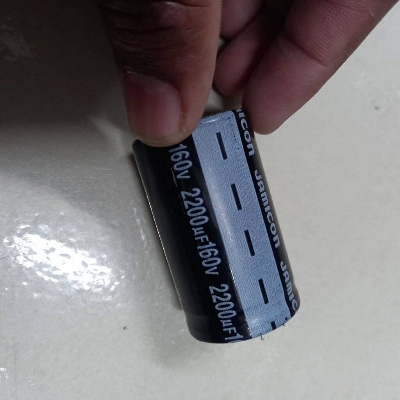 Picture of 2200uF 160V Capacitor RADIAL Electrolytic Capacitor 2200uF Capacitor 160V 2200uF Electrolytic Capacitor Polarized 160V Capacitors 2200uF 2 Pin Leads