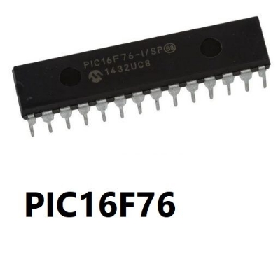 Picture of PIC16F76 IC PIC16F76 Microcontrollers IC DIP 28 Pin Leads Dual In Line Package Chip 16F76 IC MCU