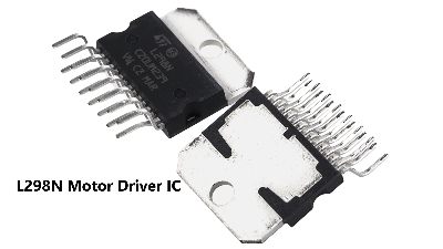 Picture of L298N IC L298N Motor Driver IC Dual Motor Driver IC 2A 5V-46V Dual Full Bridge Driver IC ZIP-15 Pin Leads L298 IC