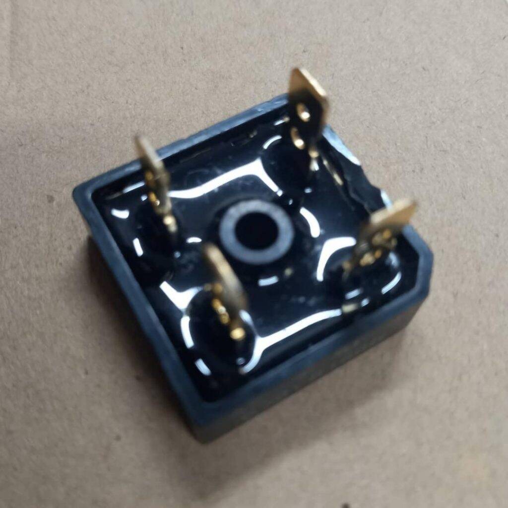 Picture of 50100 Diode S50VB100W 50A 100W 1000V Diode 50A Diode 1000V 50100 Bridge Rectifier Diode AC To DC Single Phase Metal Housing 4 Pins Leads