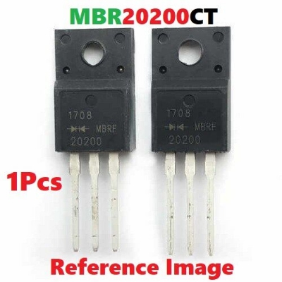 Picture of MBR20200CT Rectifier IC MBR20200 IC 20A 200V MBR20200 Schottky Diode TO-220 3 Pin Leads 20200  Rectifier