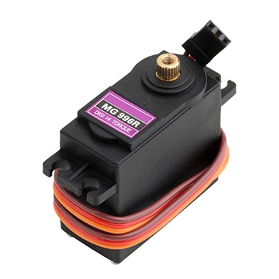 Picture of MG996R Servo Motor 360 Degree Servo Motor Large Torque MG996 Servo Motor Standard Quality DC 4.8V 7.2V Metal Gear Servo Motor 360 Degree Rotation With Cables Wire