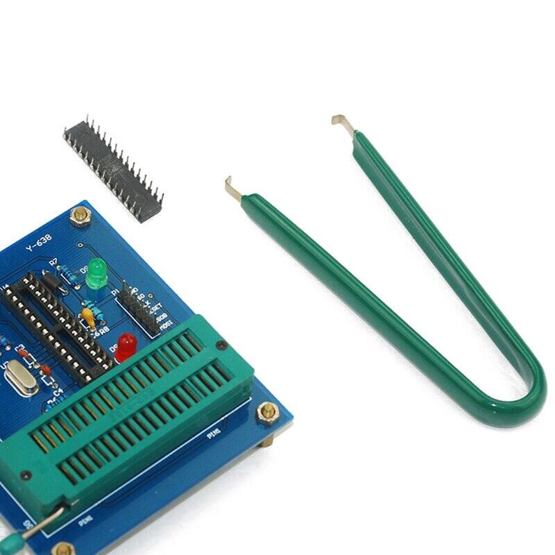 Picture of IC Chip Extractor Adapters GREEN U Type Flat IC Remover IC Extractor IC Puller ROM Extractor Removal Puller IC Chip Remover