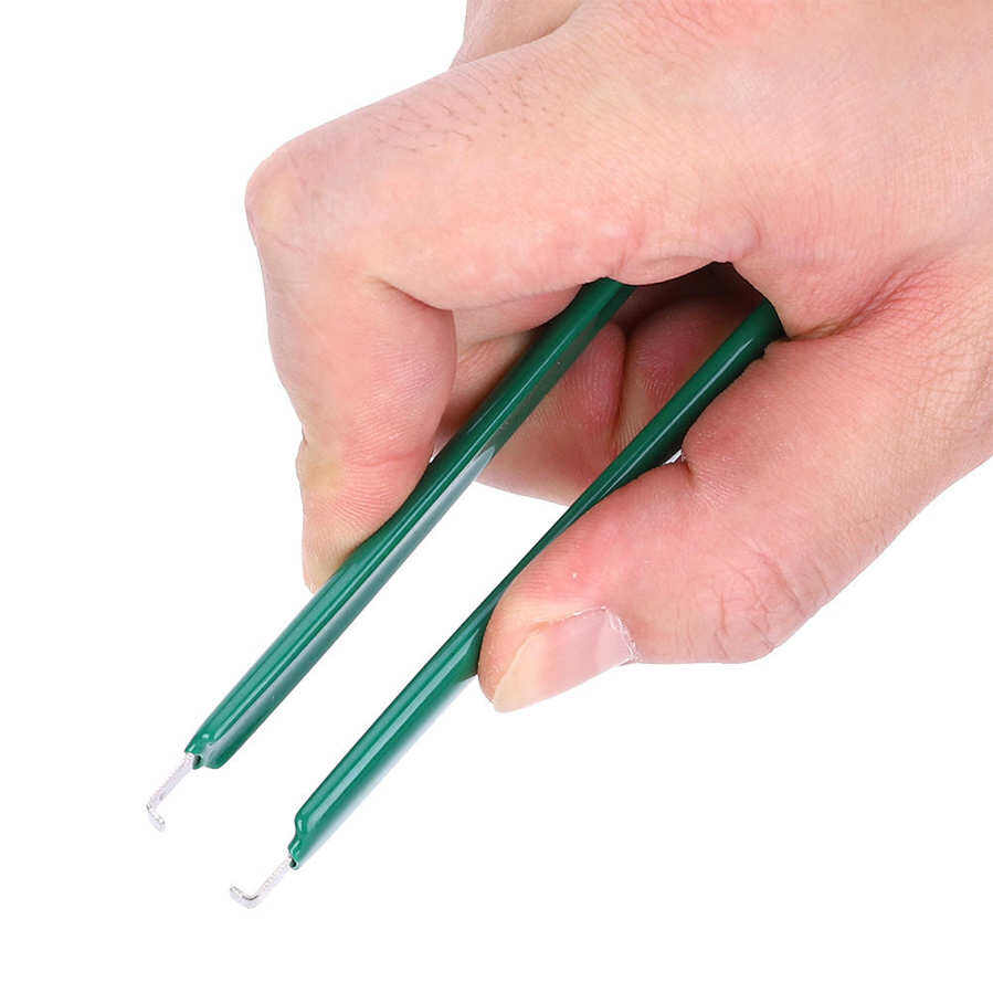 Picture of IC Chip Extractor Adapters GREEN U Type Flat IC Remover IC Extractor IC Puller ROM Extractor Removal Puller IC Chip Remover