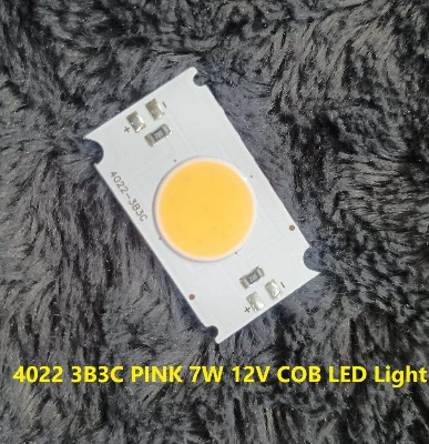 Picture of 4022 3B3C PINK 7W 12V LED Light Size 40×22mm 12V COB LED Light 7W PINK LED Light 7W COB LED Light 7W Light Bulbs COB LED 12V LED 7W Light Bulbs
