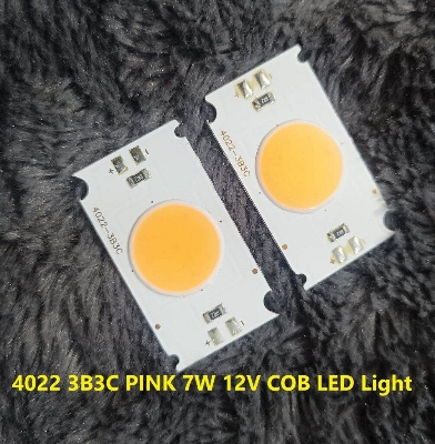Picture of 4022 3B3C PINK 7W 12V LED Light Size 40×22mm 12V COB LED Light 7W PINK LED Light 7W COB LED Light 7W Light Bulbs COB LED 12V LED 7W Light Bulbs