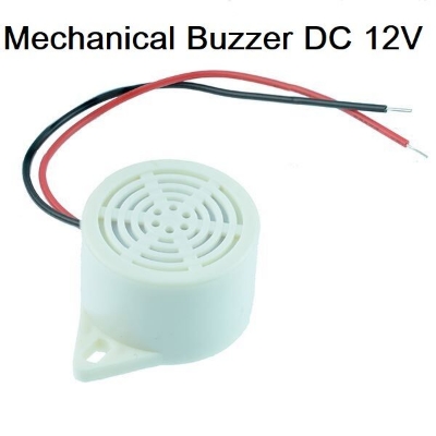 Picture of RMB-12 12V Mini Buzzer 85dB Mechanical Buzzer With Cables Electromagnetic Sounder Devices 12V Buzzer Continuous Alarm Electronic Piezo Buzzer Speaker