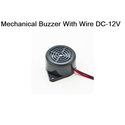 Picture of RMB-12 12V Mini Buzzer 85dB Mechanical Buzzer With Cables Electromagnetic Sounder Devices 12V Buzzer Continuous Alarm Electronic Piezo Buzzer Speaker