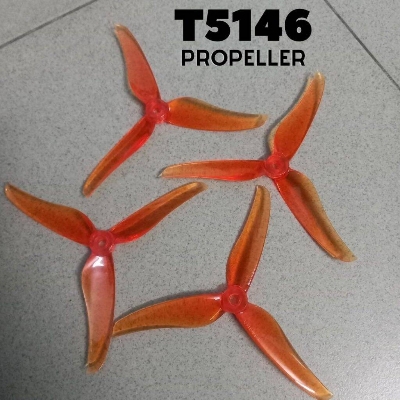 Picture of 4Pcs Set T5146 5146 5 Inch Fan 3 Blade Propulsion Fan Tri-Blade Unbreakable Mini Fans 5146 Fan