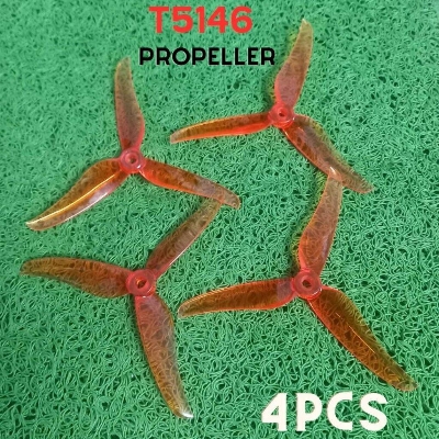 Picture of 4Pcs Set T5146 5146 5 Inch Fan 3 Blade Propulsion Fan Tri-Blade Unbreakable Mini Fans 5146 Fan