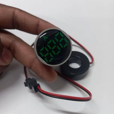Picture of CT With AMP Meter 22mm 100A Digital Ampere Meter 22mm Round Amp Meter AC 01-100A LED Digital Display Amp Meter With Current Transformer Tools Sets