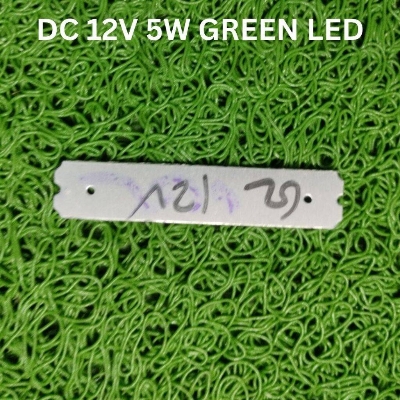 Picture of 6012BA 2B3C GREEN DC 12V 5W LED Light Green Color 5W LED Light Panel Mount Aluminum Base With Resistor Protections 12V Green LED Light Bulbs 5W COB Light