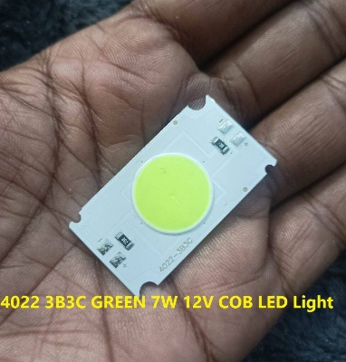 Picture of 4022 3B3C GREEN 7W 12V LED Light Size 40×22mm 12V COB LED Light 7W Green LED Light 7W COB LED Light 7W Light Bulbs COB LED 12V LED 7W Light Bulbs