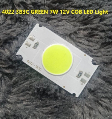 Picture of 4022 3B3C GREEN 7W 12V LED Light Size 40×22mm 12V COB LED Light 7W Green LED Light 7W COB LED Light 7W Light Bulbs COB LED 12V LED 7W Light Bulbs