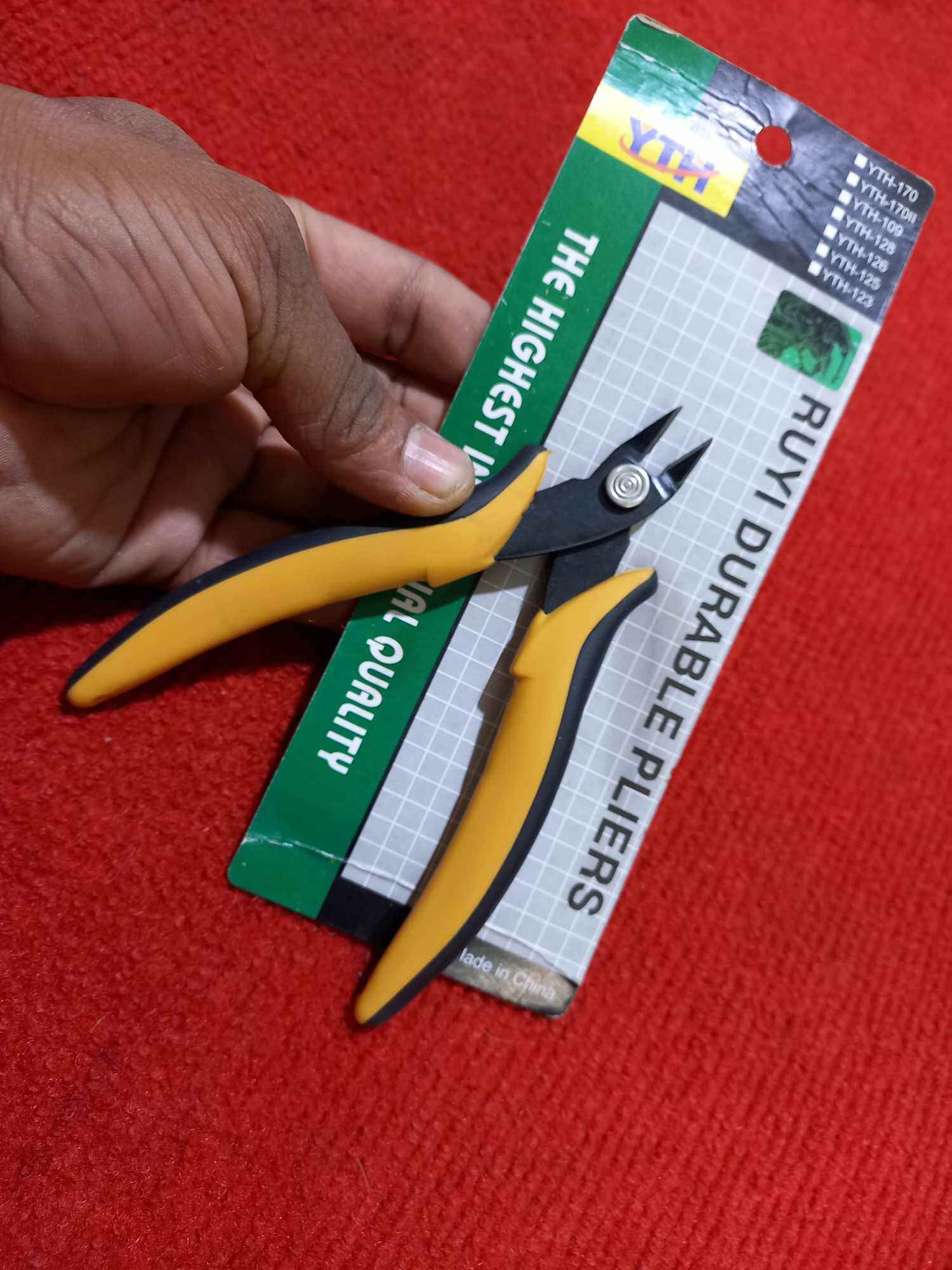 Picture of The Highest Industrial Quality YTH 5.5 Inch Wire Cutting Pliers RUYI Durable Pliers Cutting Tools