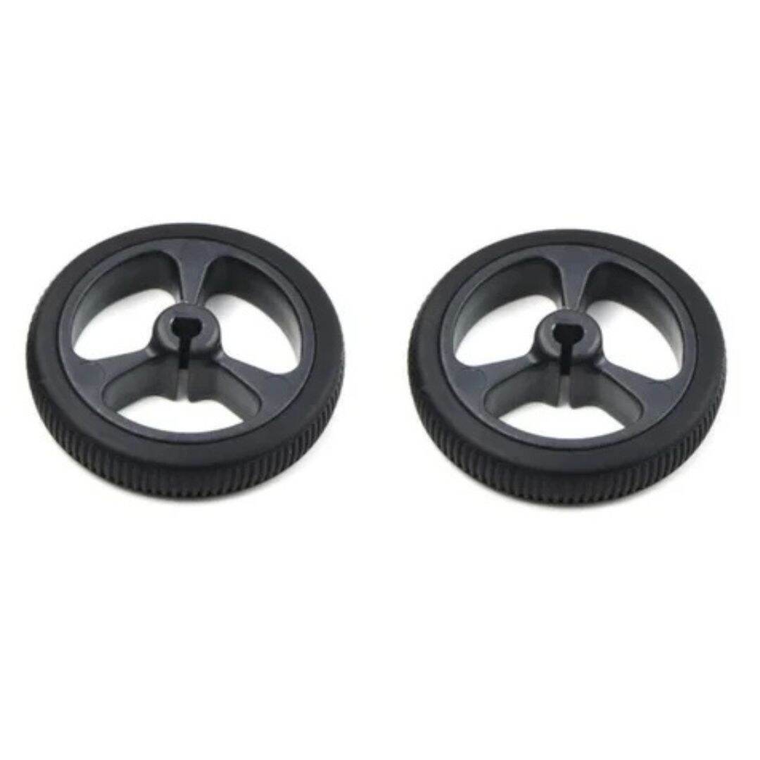 Picture of N20 Motor Wheel 34mm Wheel MiniQ 3PI 34mm D-Axis Shaft N20 Motor Wheel 4×6.5mm N20 Gear Motor Wheel