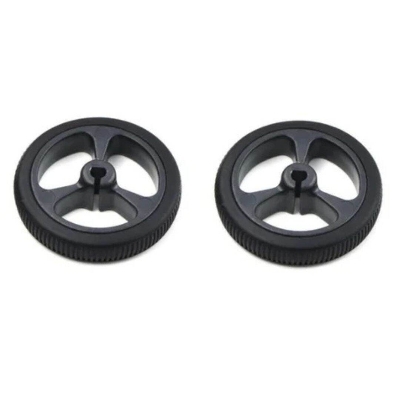 Picture of N20 Motor Wheel 34mm Wheel MiniQ 3PI 34mm D-Axis Shaft N20 Motor Wheel 4×6.5mm N20 Gear Motor Wheel