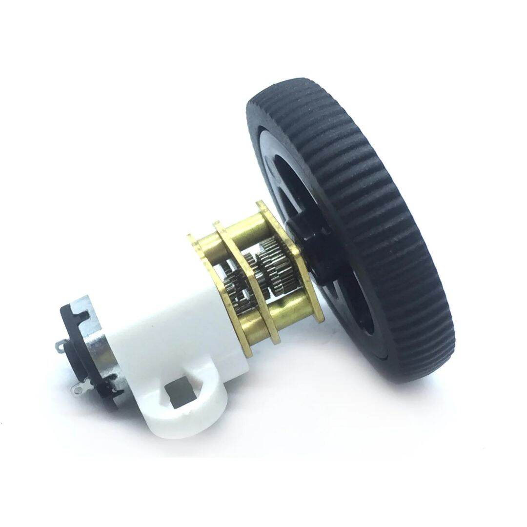 Picture of N20 Motor Wheel 34mm Wheel MiniQ 3PI 34mm D-Axis Shaft N20 Motor Wheel 4×6.5mm N20 Gear Motor Wheel