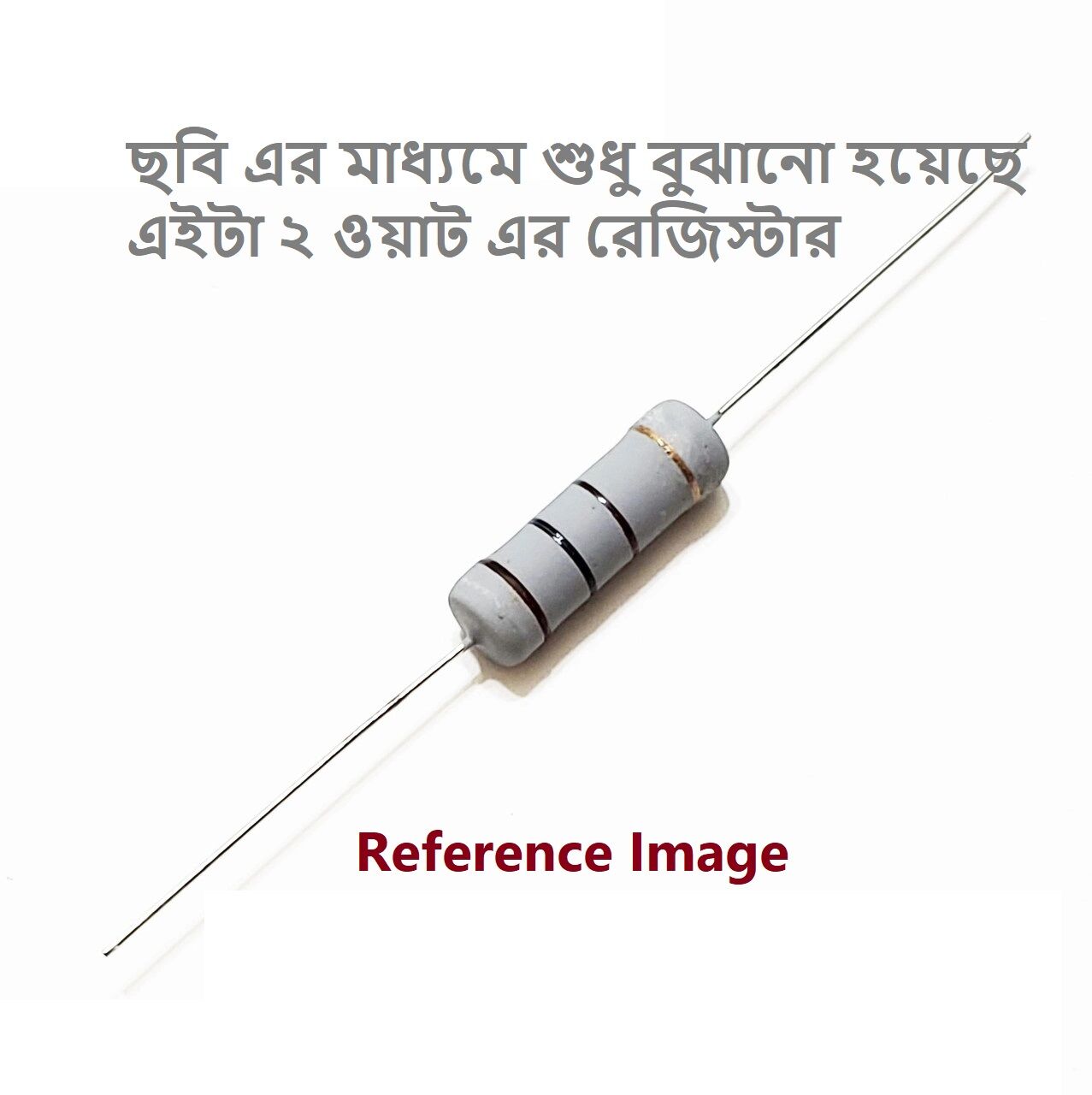 Picture of 10Pcs- 2W 27K Resistor 2W Resistor 27K Ohm Metal Film Resistor 27K Ohm Resistor 2W Metal Oxide 2 Pin Leads ±5% Tolerance Resistor