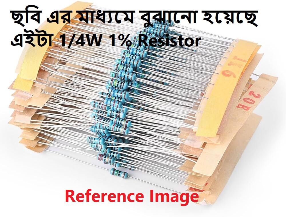 Picture of 50Pcs- COPPER Resistor Tolerance 1% 150K Resistor 1/4W Resistor 150K Carbon Film Resistor 150K Ohm Resistor 1/4W Resistor 0.25W Fixed Resistors 2 Pin Leads 150K 1% Tolerance Resistors